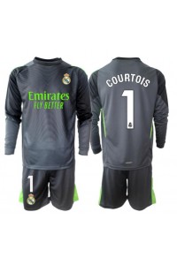 Real Madrid Thibaut Courtois #1 Doelman Babytruitje 3e tenue Kind 2025-26 Lange Mouw (+ Korte broeken)